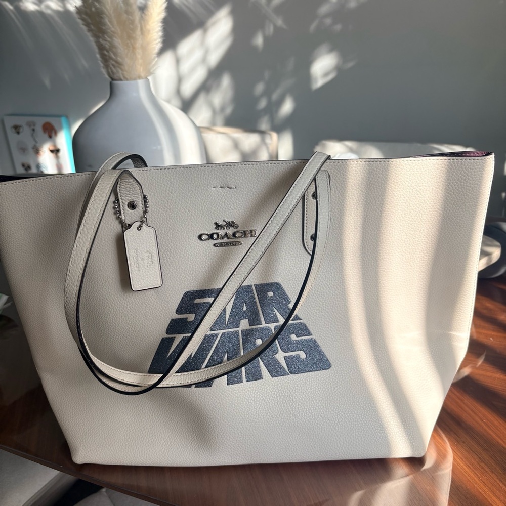 Coach Star Wars Cream Tote Bag